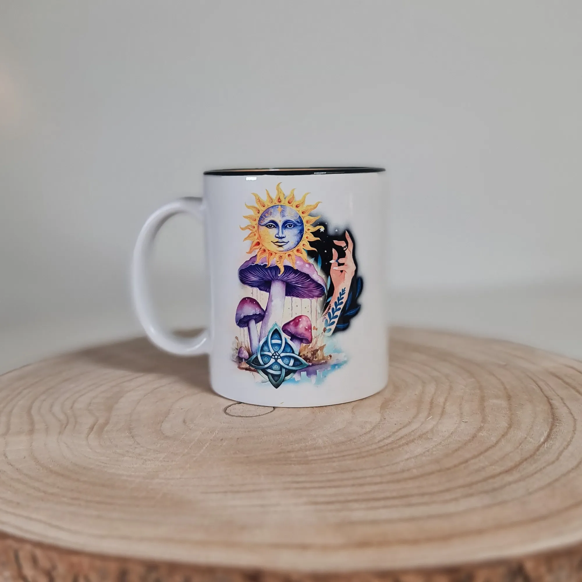 Taza Lunas y Setas